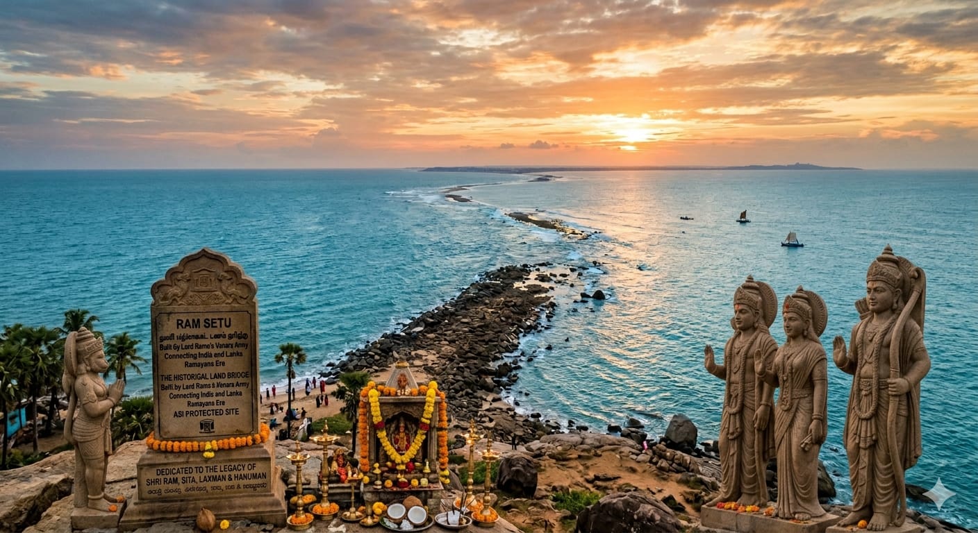 is the ramayan bridge real