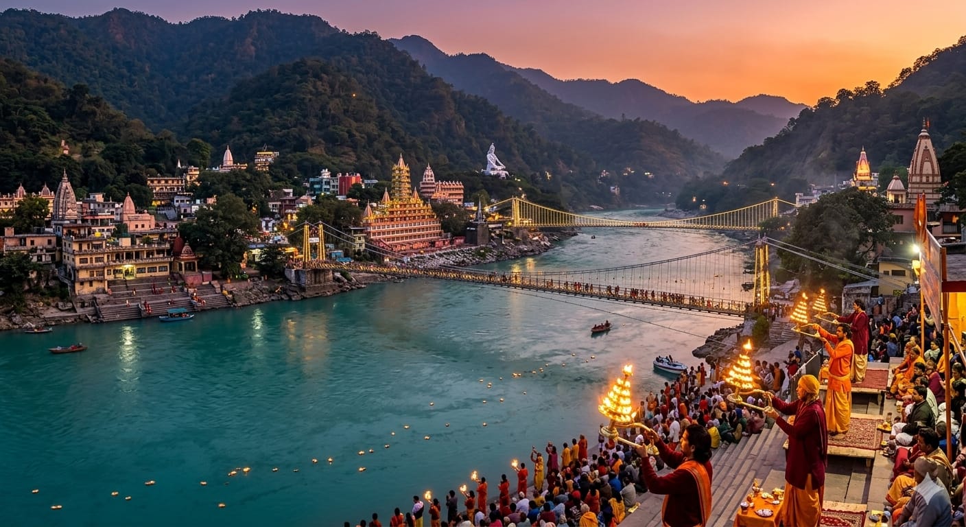 famous temples and ghat of rishikesh
